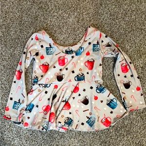 Custom made peplum top